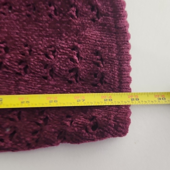 Katheryn Deene Sweater Womens Size 18 20 Tunic Knit Plum Plus Top Katy D Purple - Picture 7 of 7